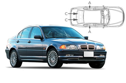 BMW-3SER-4-A Komplet sada – Obrázok 1
