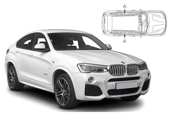 BMW-X4-5-A-18 Len na bočné stahovacie sklá – Obrázok 1