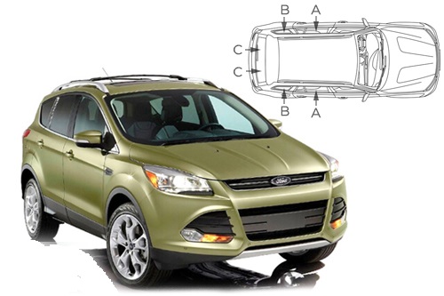 FOR-KUGA-5-B Komplet sada – Obrázok 1