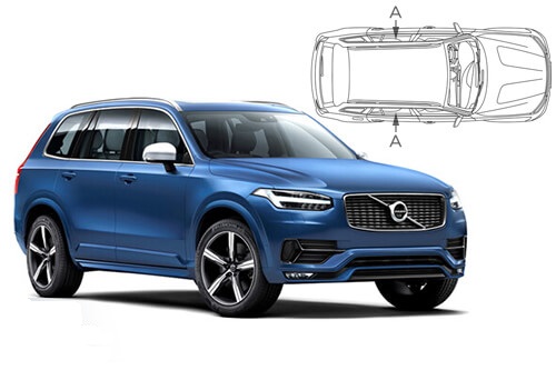 VOL-XC90-5-B-18 Len na bočné stahovacie sklá – Obrázok 1