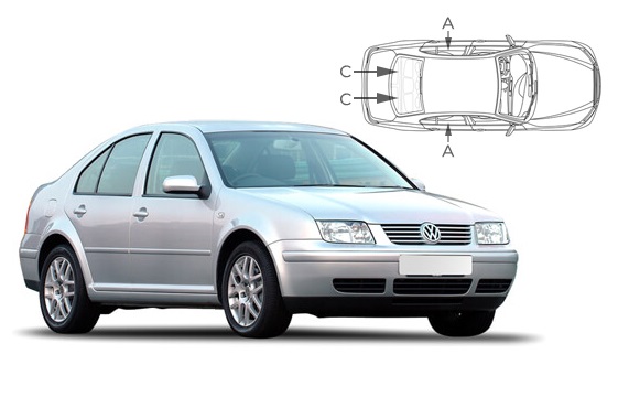 VW-BORA-4-A Komplet sada – Obrázok 1