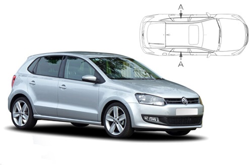 VW-POLO-5-C-18 Len na bočné stahovacie sklá – Obrázok 1
