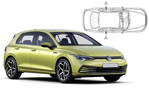VW-GOLF-5-H-18 Len na bočné sťahovacie sklá – Obrázok 1