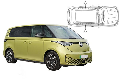 VW-BUZ5-5-A-18 Len na bočné sťahovacie sklá – Obrázok 1